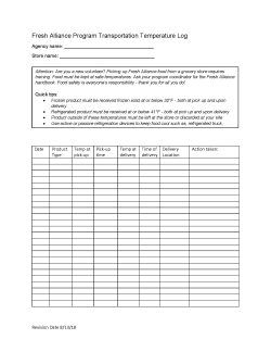 FA Temp Log